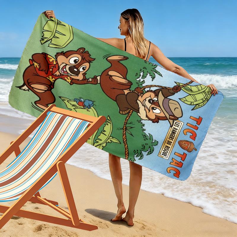 Tic Tac theme pattern design 2D Flat Print Beach Towel, Large Soft Quick Dry Towel for Beach Camping SwimmingXSTJ0915205