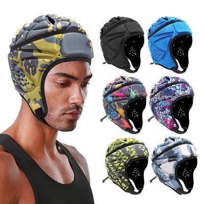 Casco de Rugby Protector de Cabeza Gorra Suave Protectora para Portero Casco de Rugby