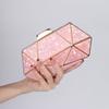 New Acrylic Metal Diamond Evening Bag For Women Chain Shoulder Crossbody Bag Luxury Designer Handbag Party Clutch Dinner Bags