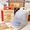 Multi Layer Handheld Folder Cute Dolphin Large Capacity A4 Exam Paper Storage Bag Student Handheld File Bag