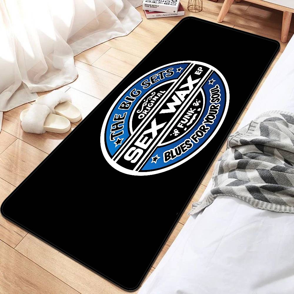 Mr Zogs Surfing Sex Wax Long Rugs Cheaper Anti-slip Modern Living Room Balcony Printed Bedside Area Rugs