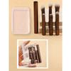 6pcs Portable Makeup Brush Set, Detachable Brush Heads, Mini Travel Makeup Brushes Nose Contour Brush, Concealer Brush, Eyeshadow Brush