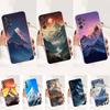 Art Mount Everest For Samsung A51,30,71,S9,Ultra,S20,FE,22,Lite,23,21,PIus,10,Transparent, Silicone Case