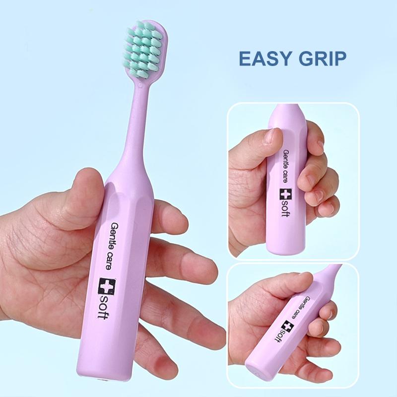 2/4pcs Children's Toothbrush Soft Bristle Teeth Whitening Brushes For Children Aged 3-12 Years Dental Oral Care