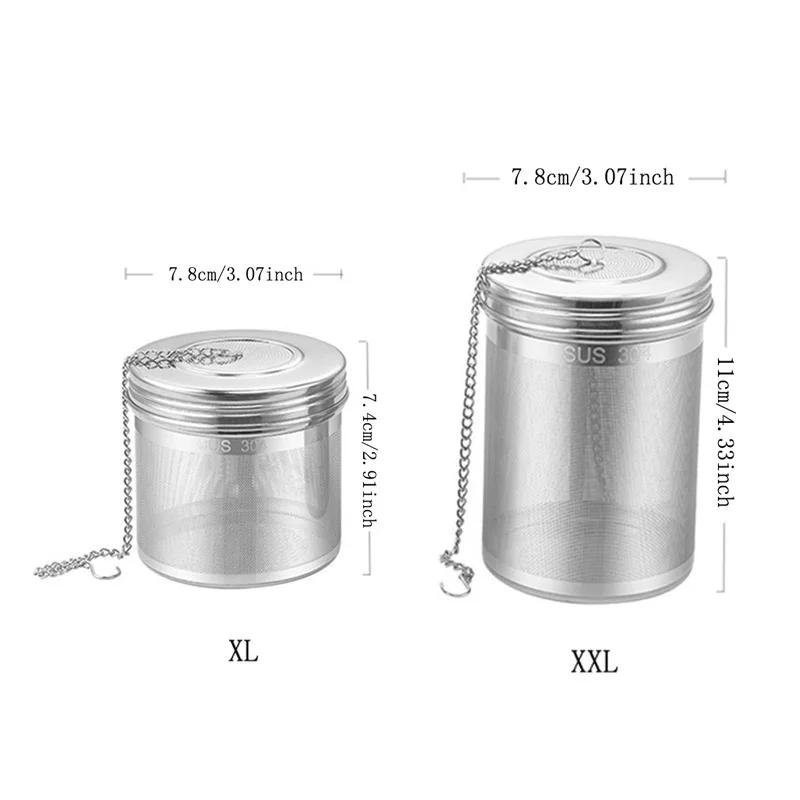 Creative 304 Stainless Steel Tea Strainer Leaf Spice Herbal Teapot Reusable Mesh Filter Home Kitchen Accessories
