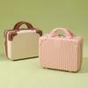 Personalized 14" Mini Makeup Suitcase: Ultra-Light Handbag with Small Gift Box and Password Lock.
