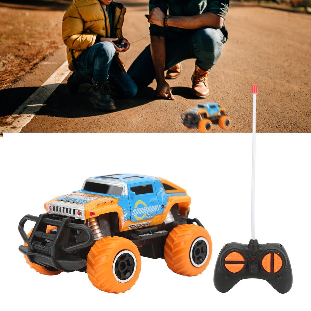 1Celsius43 Scale RC Car 4 Channel Burrs Rubber Tires Plastic Metal Electric RC Car Toy for Kids Aged 3