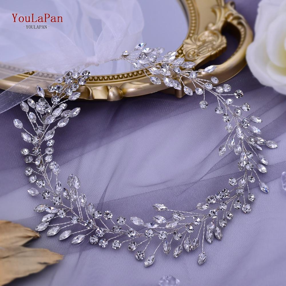 YouLaPan Bling Belts for Women Handmade Wedding Rhinestone Bridal Belt Straps for Women Elegant Belt Dresses Jewelry SH239