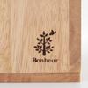 Fuji Boeki Chopstick Holder, Cutlery Stand, Width 18 X Depth 10 X Height 13cm, Natural Wood, with Dividers, Kitchen Storage, Bonheur, 96137