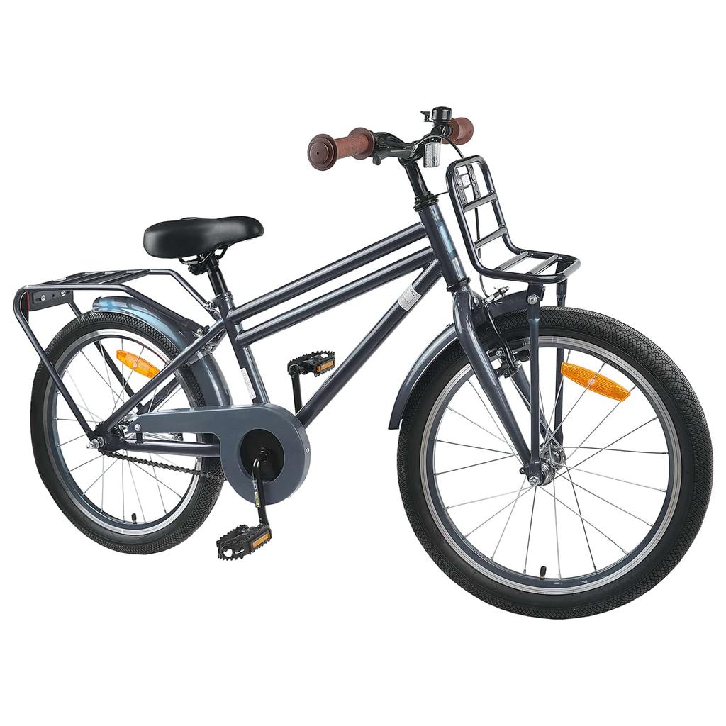 Kids Bike 18 Inches for Ages 5 7 Dark Grey
