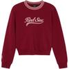New MLB VarsityBOSTON REDSOX Sweatshirt Women's Red 3FMTV0344-43WIS