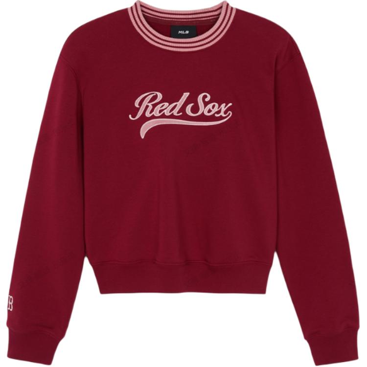 

New MLB VarsityBOSTON REDSOX Sweatshirt Women s Red 3FMTV0344-43WIS M