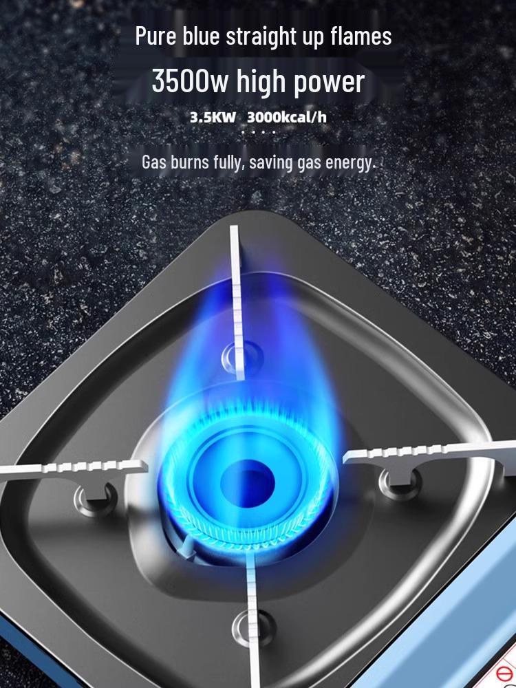 Portable Outdoor Gas Camping Stove with Magnetic Card Canister