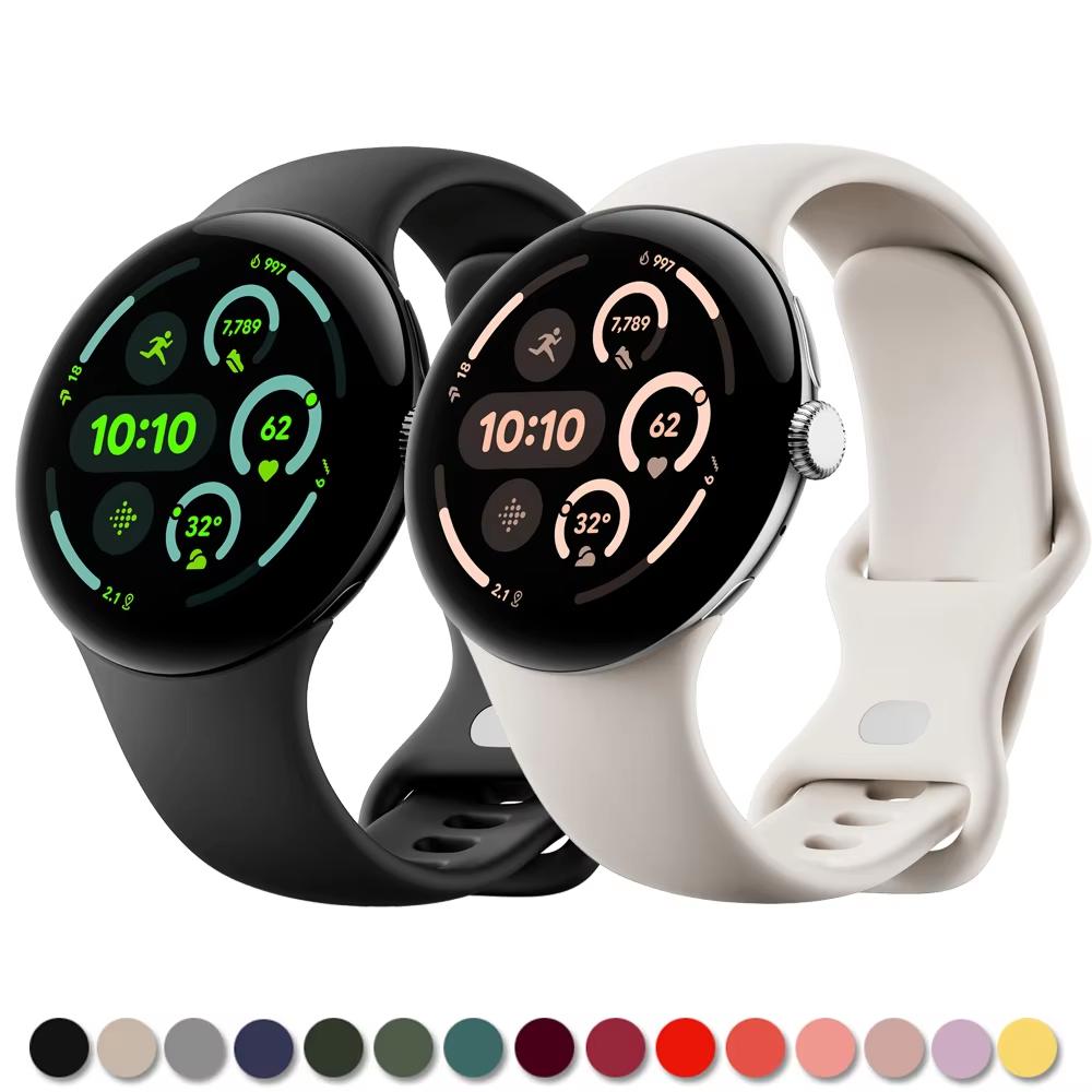 Silikonband Für Google Pixel Watch 3 Armband 45mm Smartwatch Zubehör Handgelenk Sportarmband Correa Gürtel Pixel Watch 3 45 mm