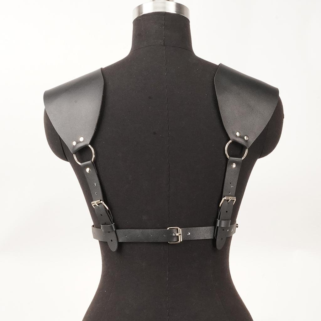 Women Fashion Belt Punk Waist-to-Shoulder Leather Body Harness Bondage Casual Wild Decoration Belts Gothic Clothing Accessories