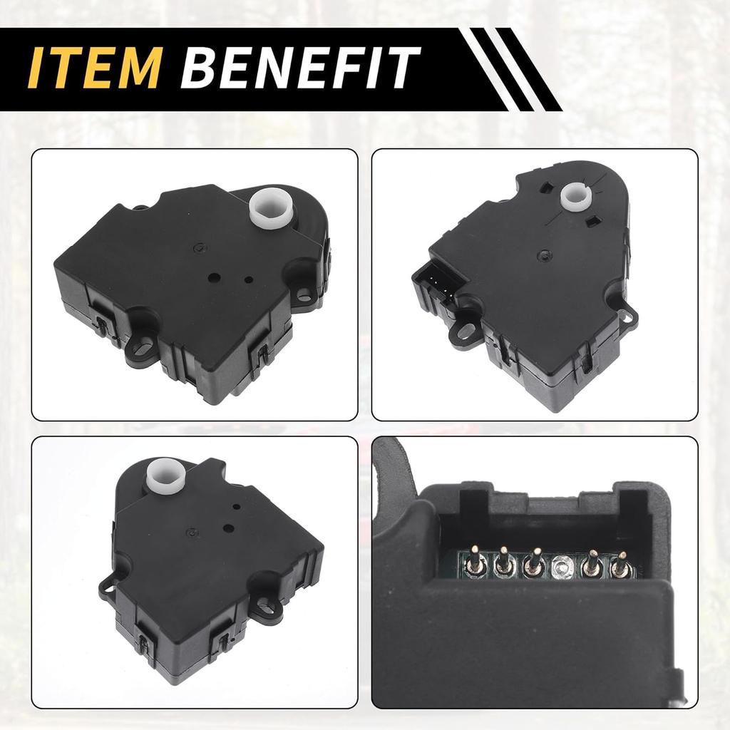 HVAC Air Door Actuator Heater Blend Door Actuator for Buick LeSabre 2000-2005 for Buick Riviera 1995-1999 AC Heater Actuator No.604106/52402612