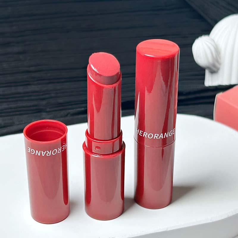 HERORANGE Shimmer Lipstick: Hydrating, Non-Stick Velvet Finish for a Glossy Look