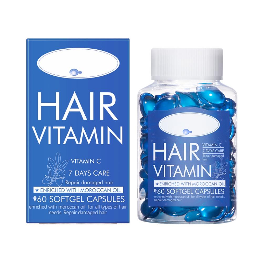 

Капсулы с витамином С для волос Восстановление поврежденных волос Уход за волосами Эфирное масло