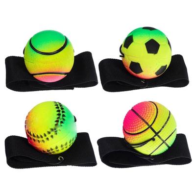 Regenbogen Dehnbarer Handübungsball Mehrfarbiger Elastischer Ball Tragbarer Gymnastikball für Gymnastiktraining und Stressmanagement