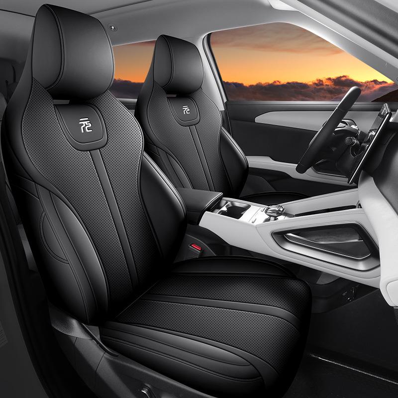 

BYD Yuan UP 5-местная подушка на сиденье автомобиля из натуральной кожи, для круглогодичного использования Second Row Full Coverage