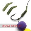 20st Karpfiske Tillbehör D Rig kickers krokar lina aligners ärm anti-tangle sleeve for hair ronnie rigs end tackle