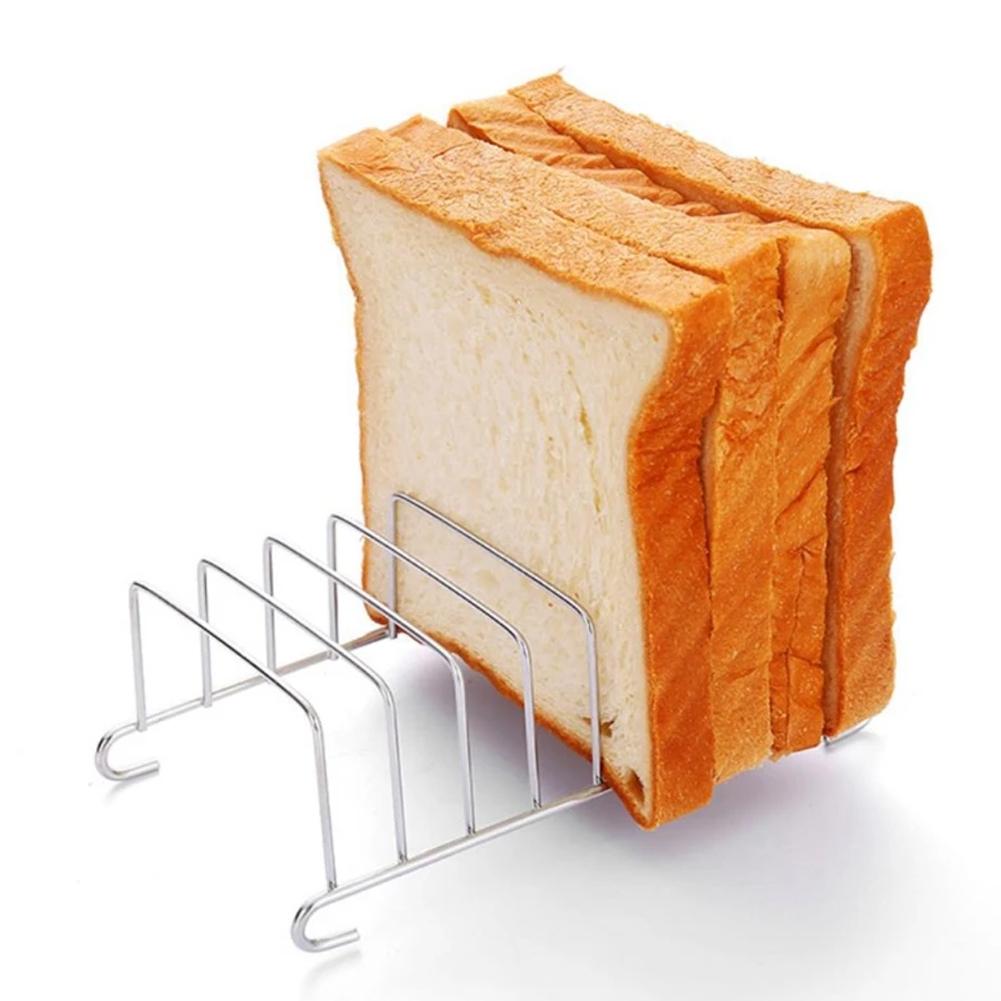Sturdy Stainless Steel Stand for Toast and Air Fryer Accessory Storage