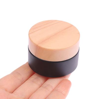 Empty Jars Frosted Glass Cream Jar Cosmetic Container With Lid 5-100G Glass Bottle Make Up Container Travel Cosmetic Jars