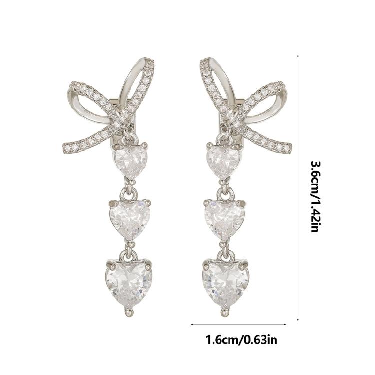 Sparkling Zircon Stone Ear Clip Attachments For Freeclip 1 2 Bluetooth-compatible Earphones Clip On Charm Improve Styles