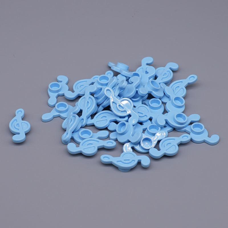 MOC 10PCS 65468 Musical Note Building Blocks Kit High Pitched Characters Decorative Props Particle Toys Children Birthday Gifts