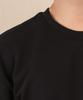 Ellamo Terry Basic Plain Oversized Sweatshirt [Black]