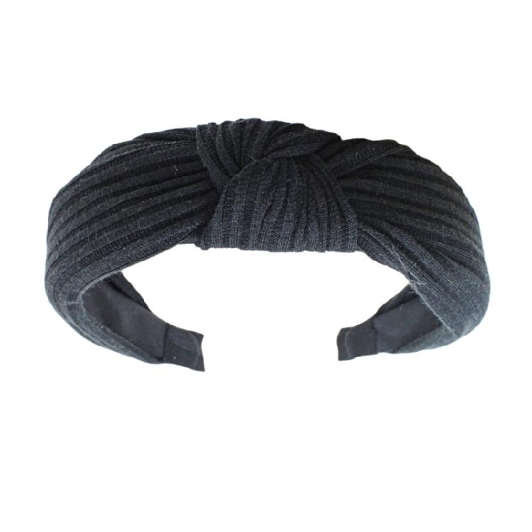 Elegant Knotted Fabric Hairband Women Wide Headband Hair Styling Accessories