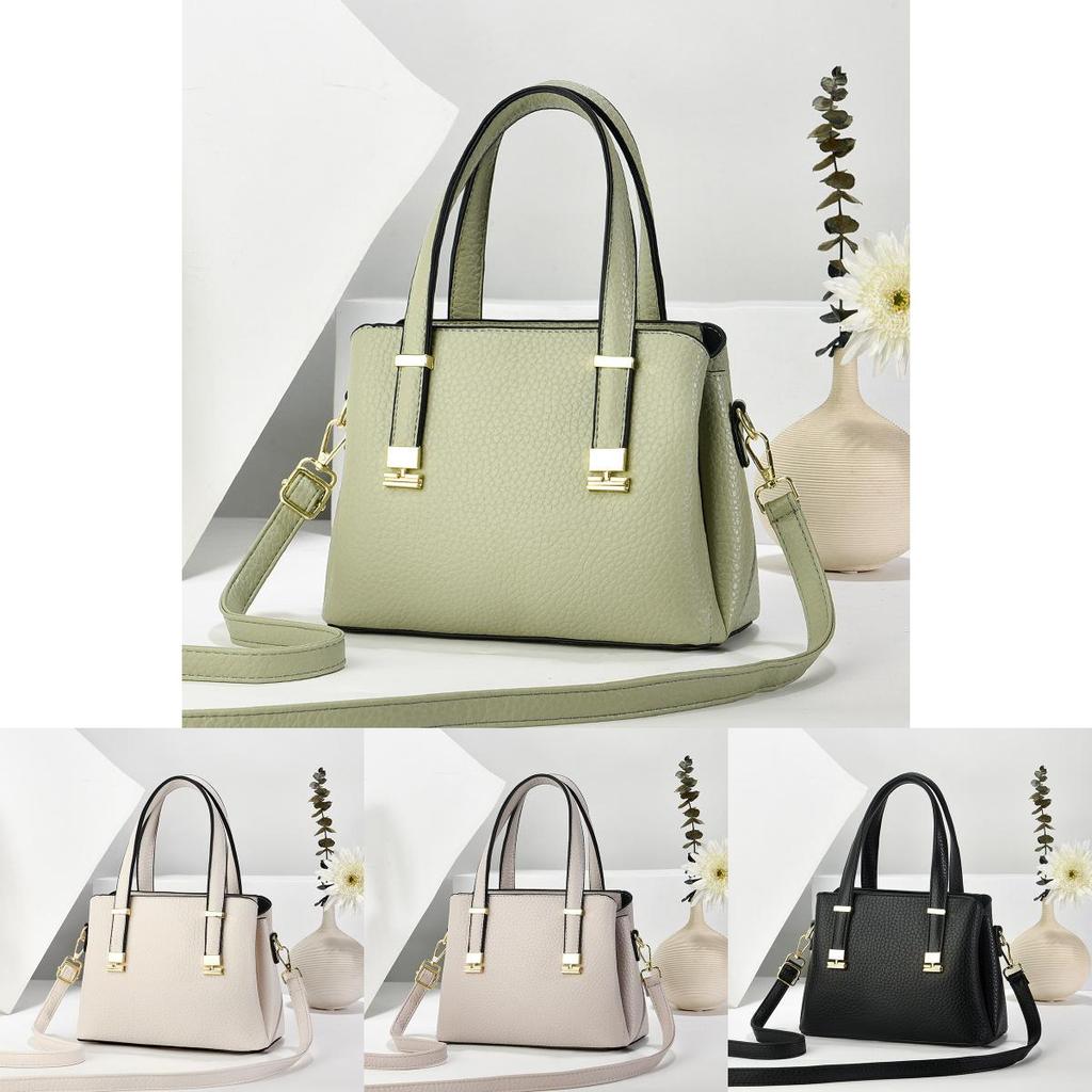 Urban Minimalist Womens Pu Tote Bag With Zipper Closure For Daily Use