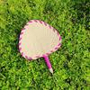 vintage Summer Cooling Fan Ethnic style Straw Woven Fans Portable Straw Hand-woven Fan  Beach
