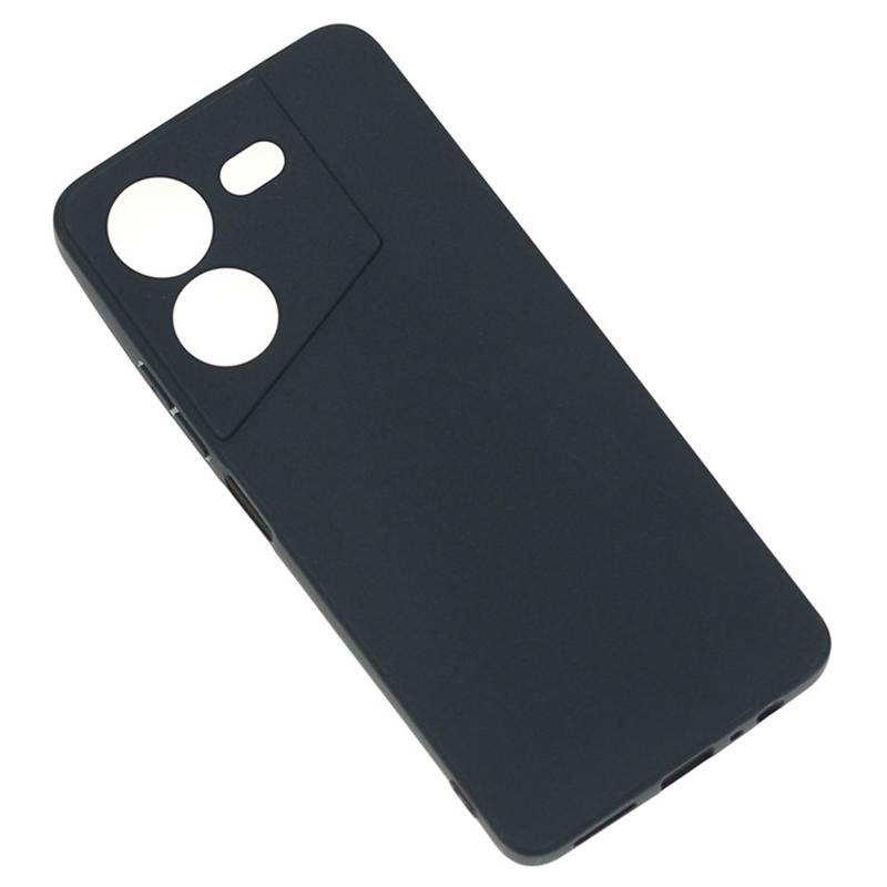 

Precise Cutouts Phone Case for TECNO Pova 5 4G,Matte Protective Phone Cover Black