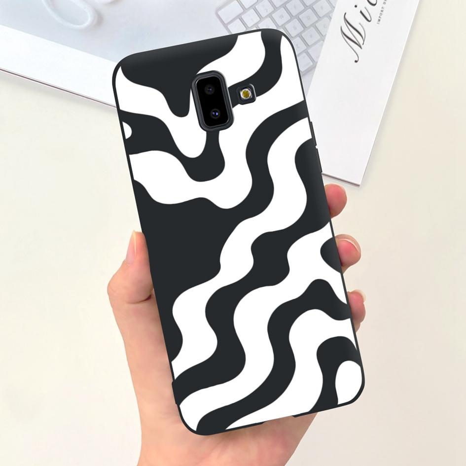 For Samsung Galaxy J4 J6 Plus 2018 Case Popular Flower Soft Silicone Phone Back Cover For Samsung J6Plus J4Plus J610F J415F Capa