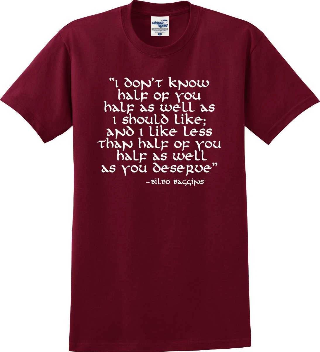 Half As Well Funny Unisex T shirt (S-5X) 4XL