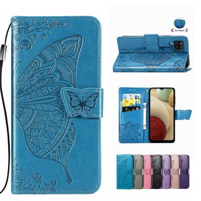 Husă tip flip din piele cu model fluture pentru Samsung Galaxy A16 A26 A55 A56 A35 5G A25 A32 A17 A15 A54 A36 A34 A13 A23 A33 A53 A14 Husă portofel Capa Coque