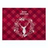 Jolly Christmas Linen Placemats - Stain-Proof, Heat-Resistant Holiday Table Decor