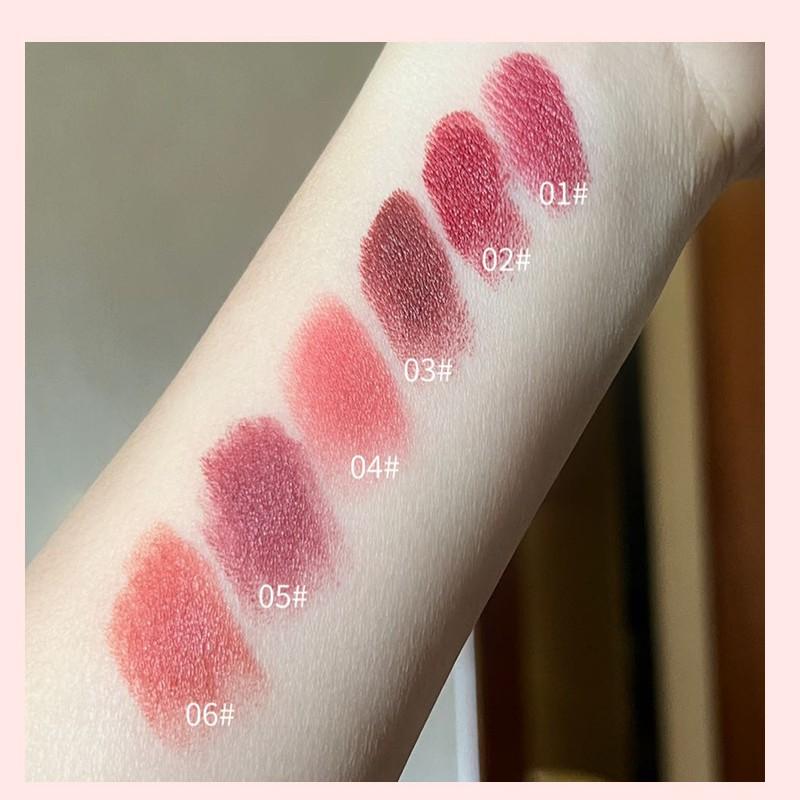 HER ORANGE~Saturated Velvet Mist Ruj mat cu tub fin Ruj roșu pozitiv mat catifea