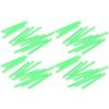 4 Stück Fahrrad Speichenreflektor Fahrrad Radfahren Warnung Reflektierende Clips Röhre (Grün)