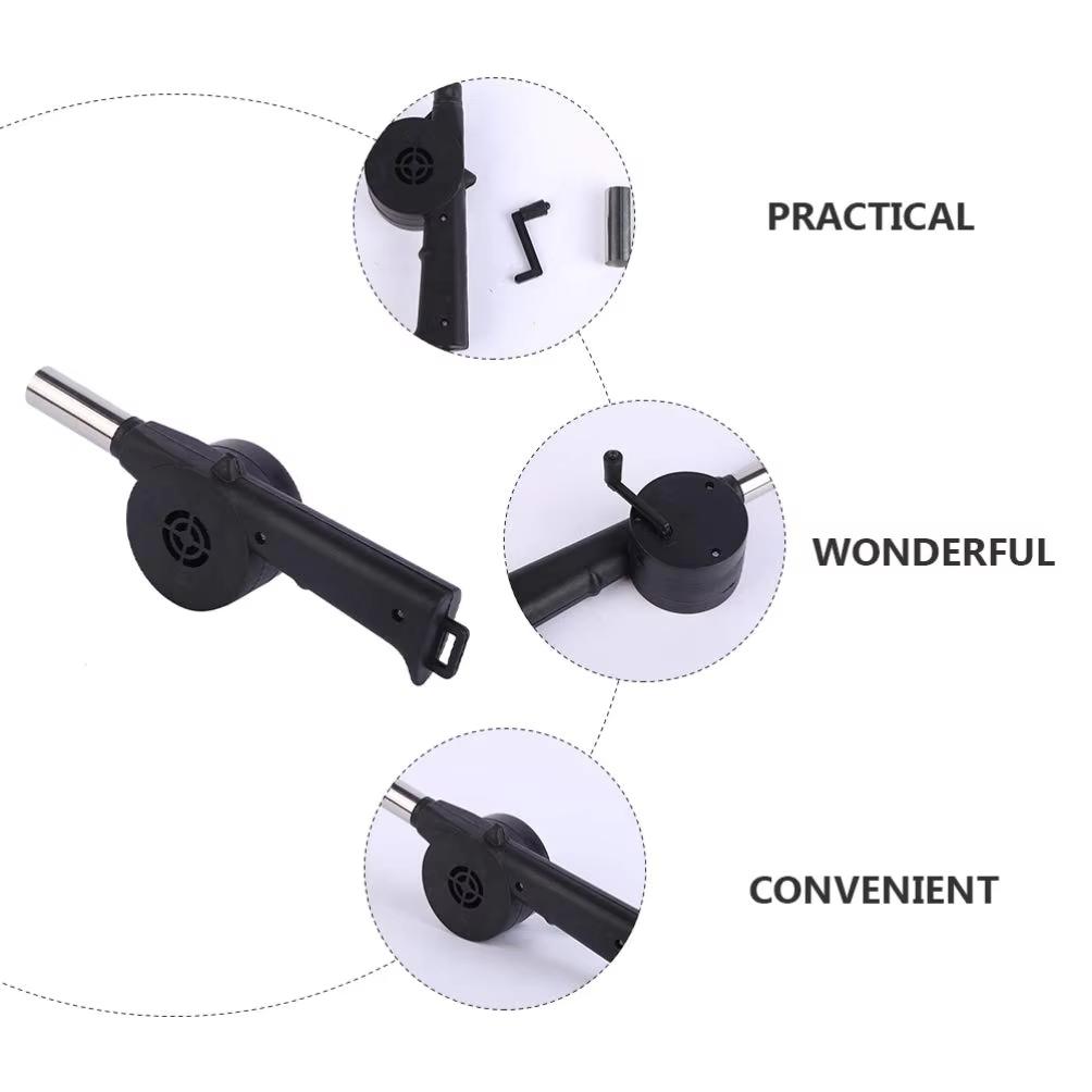 Hand Blower Household Hand for Outdoor Picnic Camping Cooking Barbecue Charcoal Grills Stov Accessories Outdoor Hand Tools