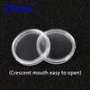100x. Transparent Coin Capsules Coin Case Holders 25mm Container Storage Box New