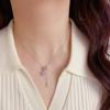 Exquisite Niche Fashion Light Luxury Ice Flower Rose Tassel Necklace
