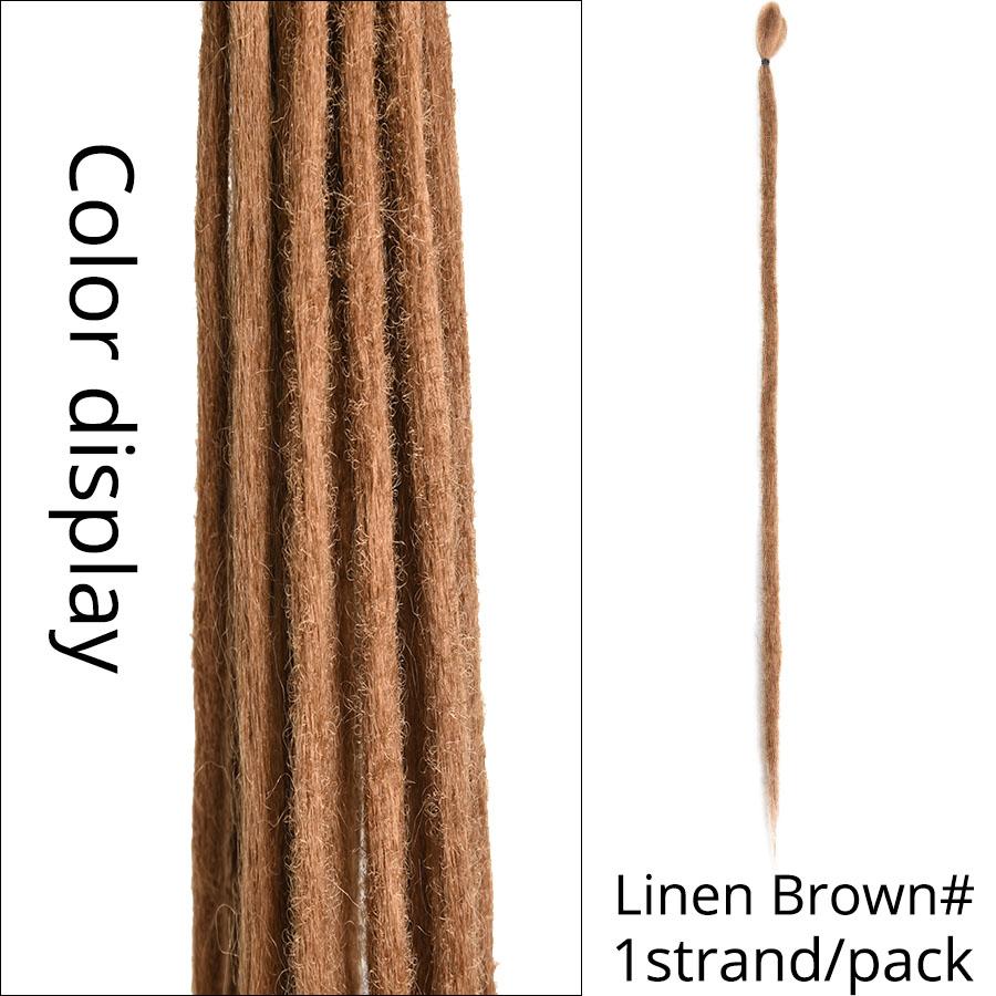 100 % handgefertigte Dreadlocks-Erweiterungen, modisches Reggae-Haar, 50,8 cm, weich gehäkelte Dreadlock-Zöpfe, Ombre-Farbe, 5 Stück/Lot