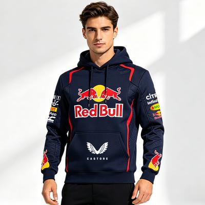 Ropa de Hombre para Primavera y Otoño F1 Racing y Motociclismo, Estilo Nicho Red Bull, Nuevo Estilo Estampado de Manga Larga