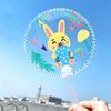 Handheld Graffiti Fans Round Blank Painting Fans Multi-functional Handicrafts  DIY