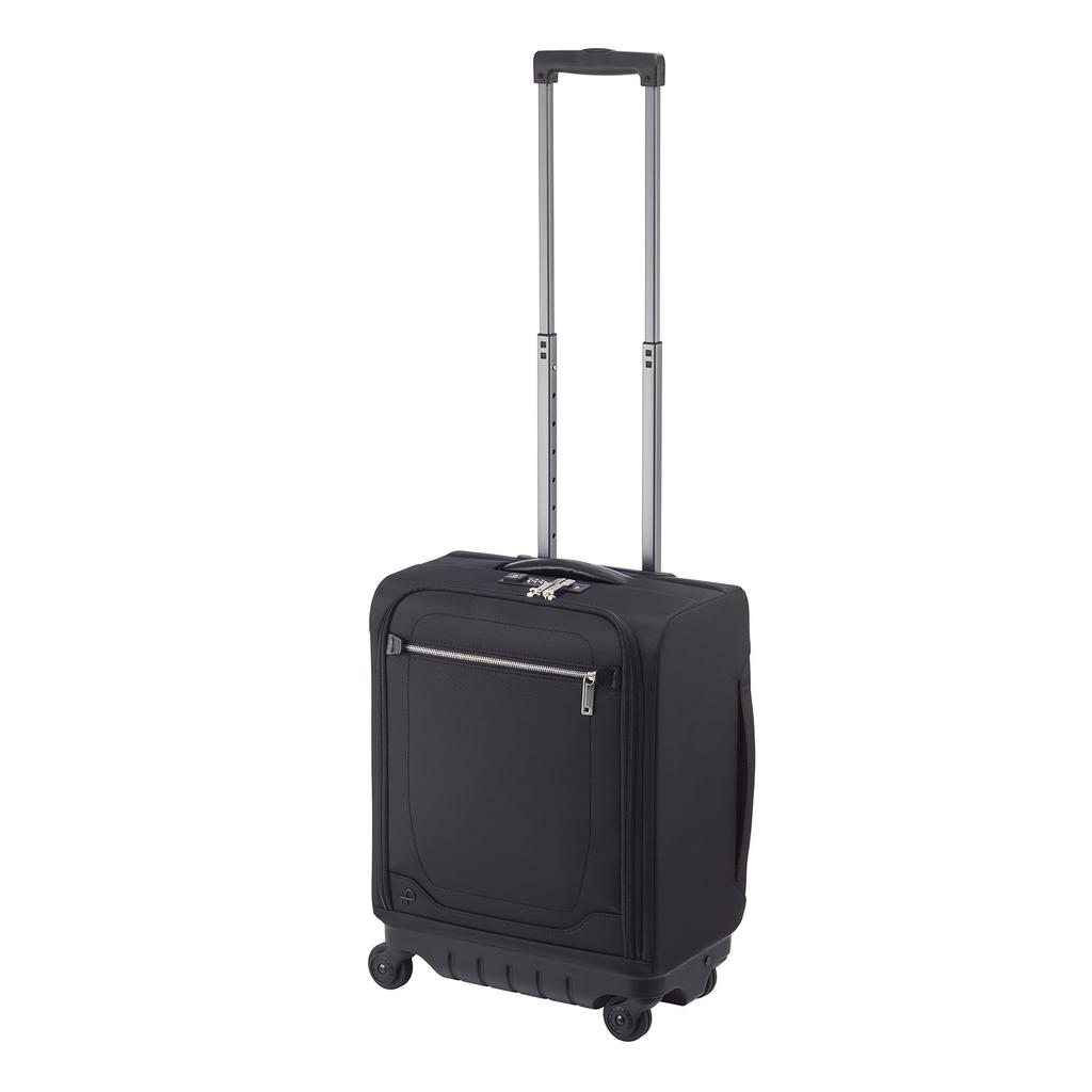 Proteca Maxpass Soft 4 Carry-on Suitcase, Small Size, 23L, 2.1kg, 13.3-inch Laptop Compatible, 10-Year Warranty, Made in Japan, Model No. 12111