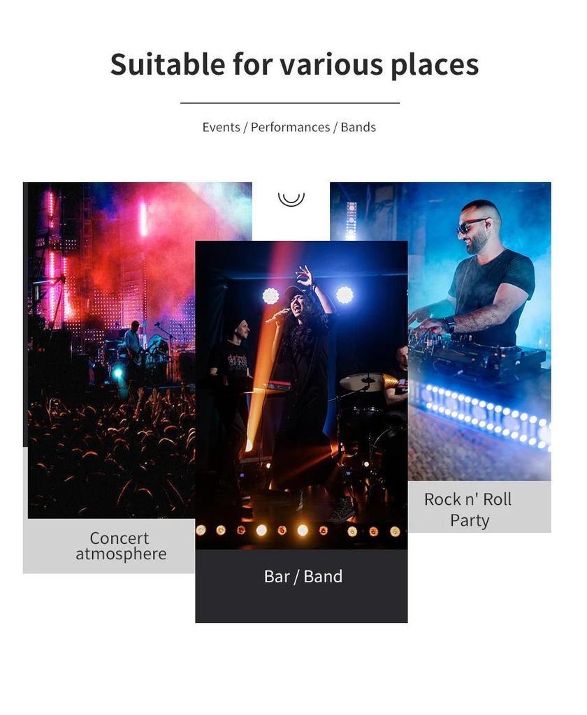 18x18W pixel Control 6in1 RGBWA UV Wall Washer with DMX Linear Strip Light Indoor Flowing Lighting Effect Stage Lighting