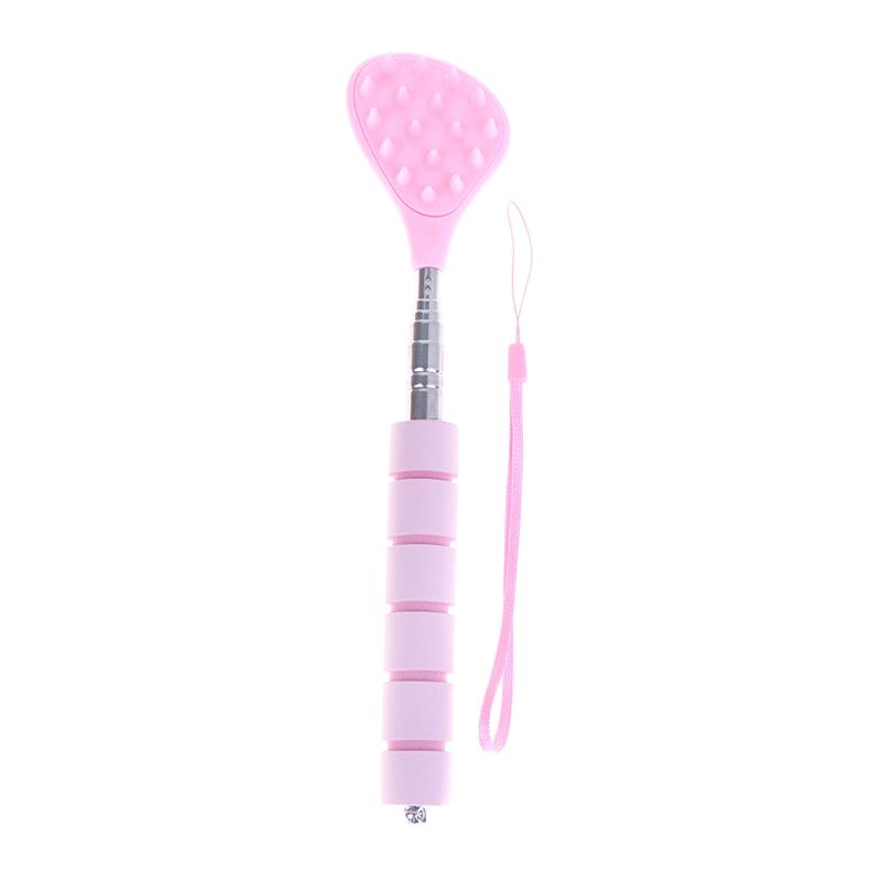 Extendable Cactus Back Scratcher With 2 Size Spikes Retractable One-Hand Itch Stick For Men & Women Portable Point Massage Stick