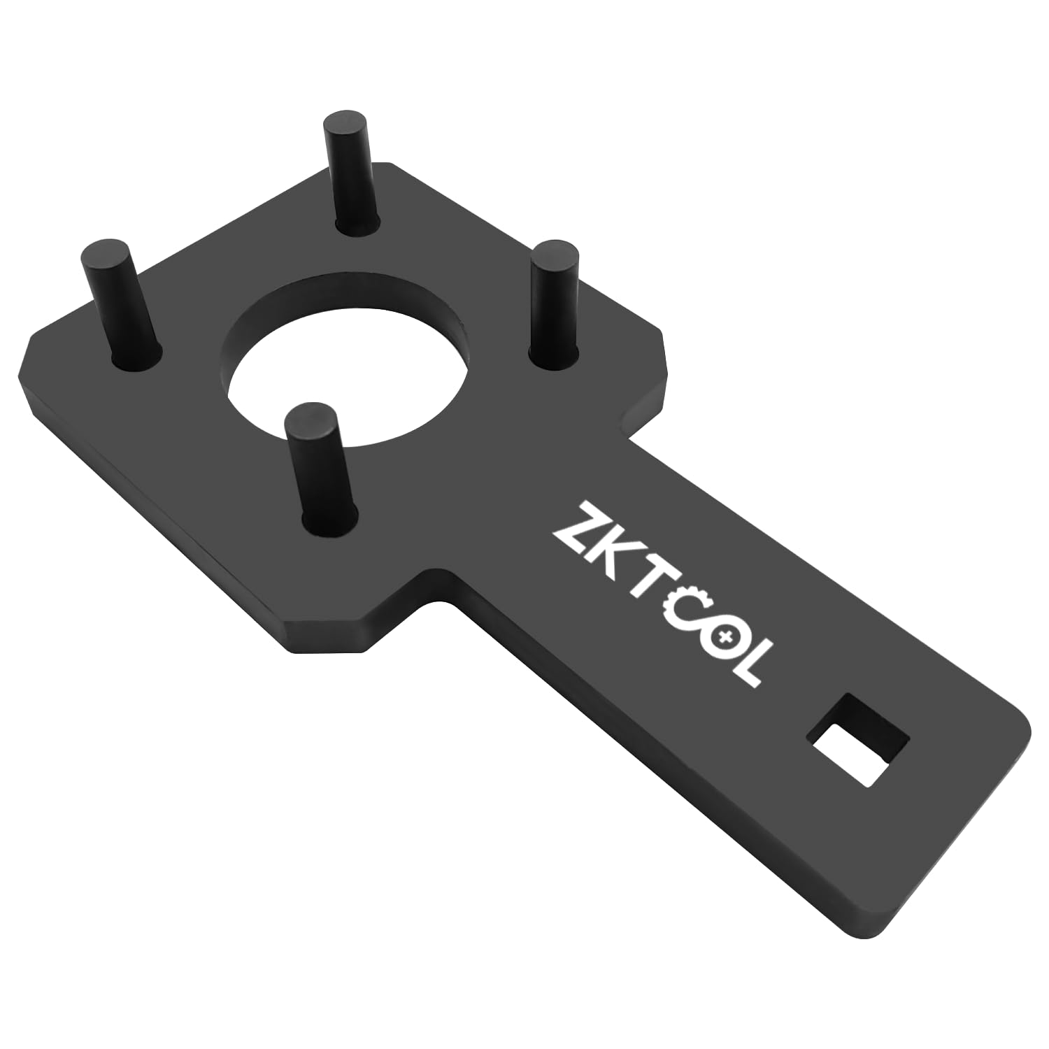 ZKTOOL Crankshaft Wrench Crankshaft Vibration Harmonic Damper Holder Tool Applies